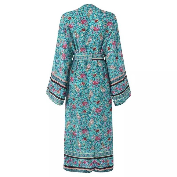 5⭐️ FAV BESTSELLER Floral Folk Town Robe Kimono - Picture 4 of 8